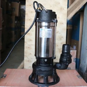 Máy bơm chìm cắt rác giá rẻ 1 pha Maro WQD7-10-0.75/QG, 1hp, ống 60