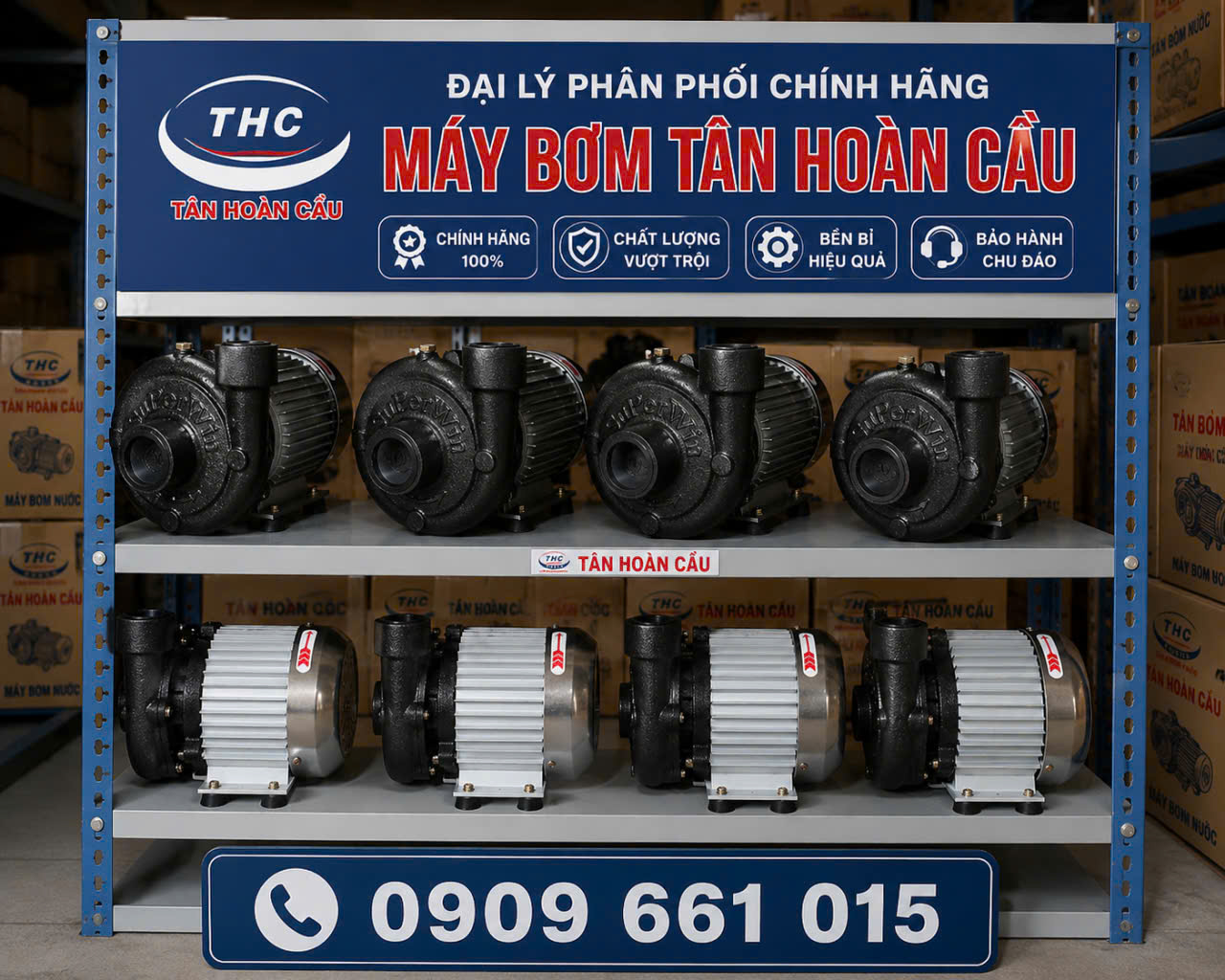 Bảng giá máy bơm nước Tân Hoàn Cầu
