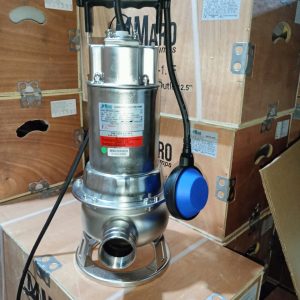 Máy bơm chìm thân inox có phao tự động giá rẻ Maro DW VOX 150 MA 1.5hp