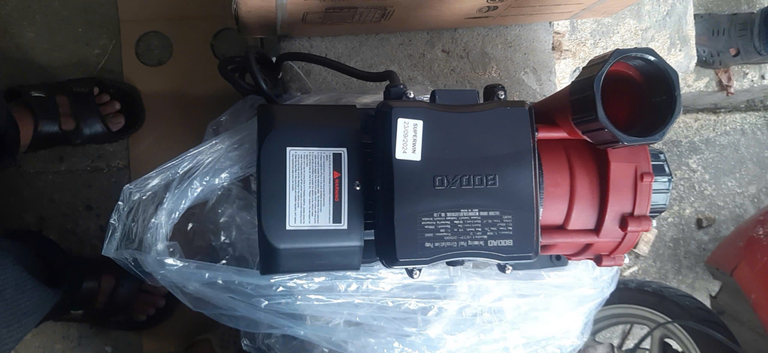Bơm nước biển đầu nhựa giá rẻ 5.5hp Bodao STP-5500 1 Bơm nước biển đầu nhựa giá rẻ 5.5hp Bodao STP-5500