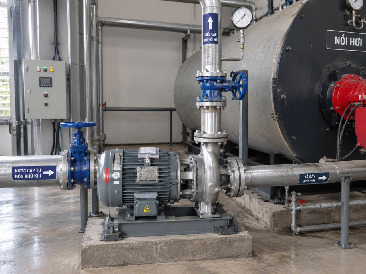 Bơm tháp giải nhiệt đầu inox NTP