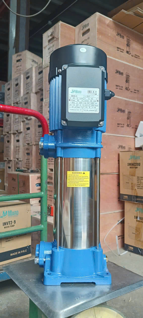 Bơm trục đứng đa tầng cánh giá rẻ Maro